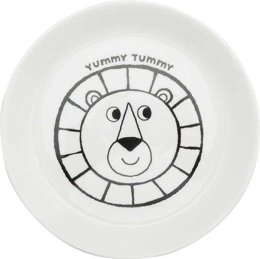 Amazon|JUN ICHIHARA™ YUMMY TUMMY"ヤミータミー" ぬりえプレート らいおん|子ども用プレート オンライン通販