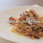 イタリアの定番家庭料理 ツナときのこのトマトパスタ | Chef’s Holiday