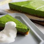 なめらか口どけ♡お家で作れる濃厚抹茶のレアチーズケーキ♪
