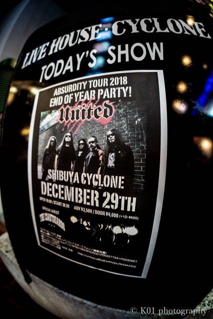 UNITED ABSURDITY TOUR 2018 END OF YEAR PARTY ライブレポート