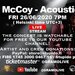 アンディ・マッコイ‐アコースティックトリオ無料ライブストリーム・イベントページ/Andy McCoy acoustic trio livestream ( free )