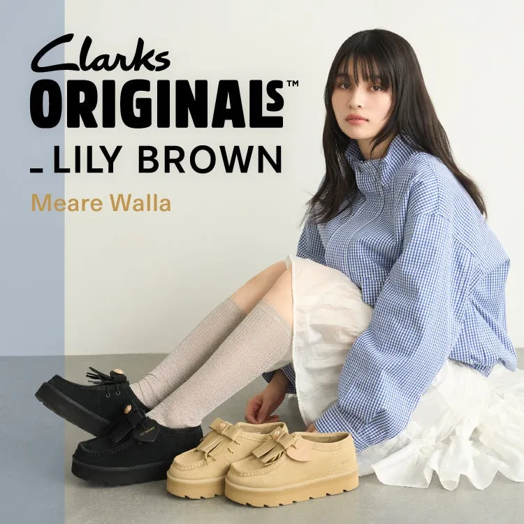Clarks ORIGINALS _ LILY BROWN Meare Walla コラボレーション広告