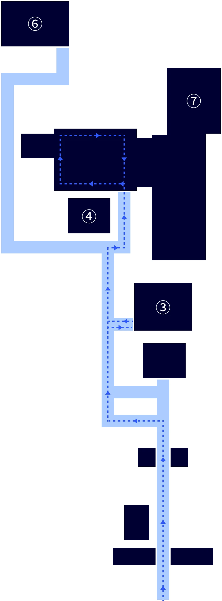 ZEN NIGHT KAMAKURAの建長寺境内マップ