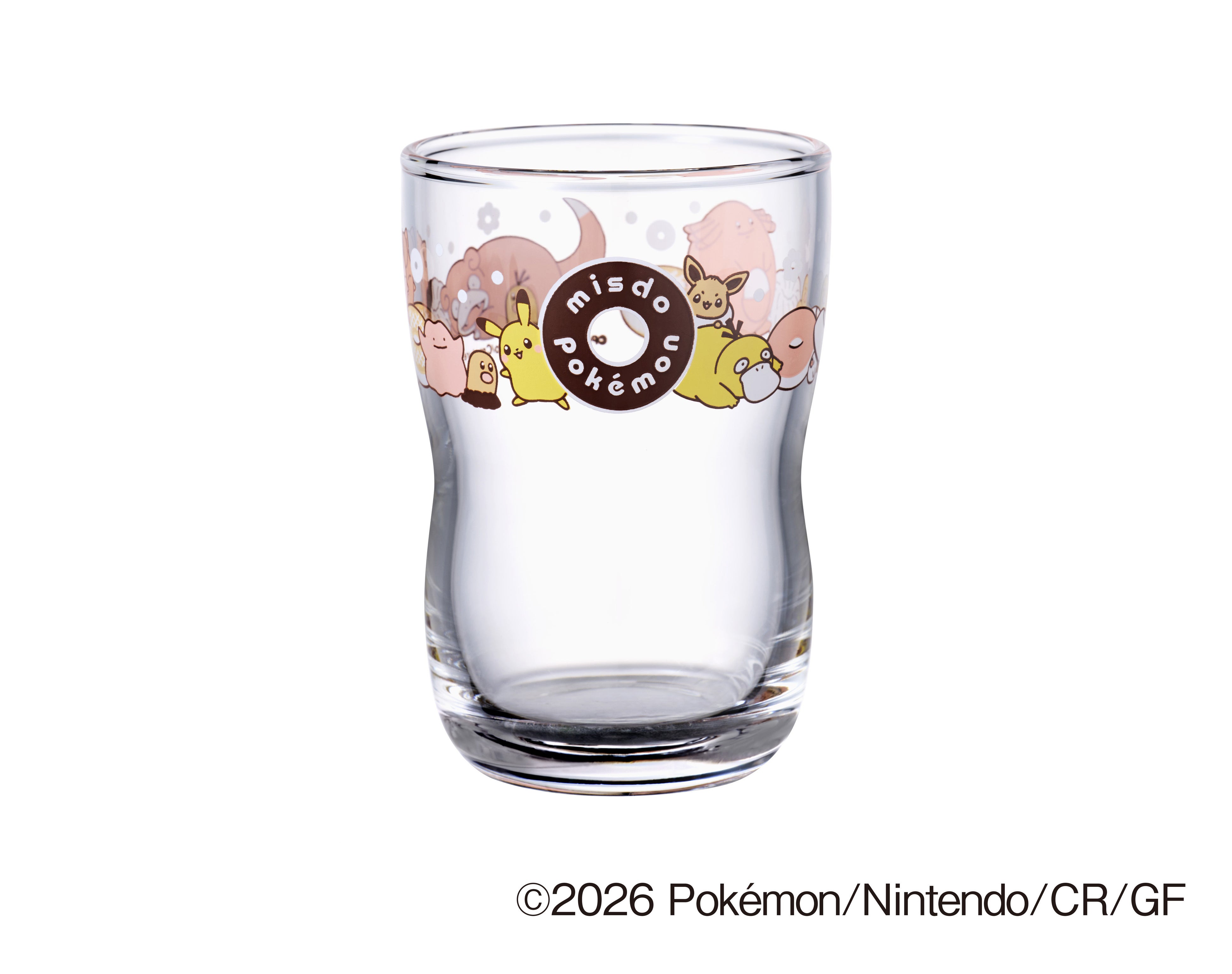 側面にポケモンが描かれたつよいこグラス大