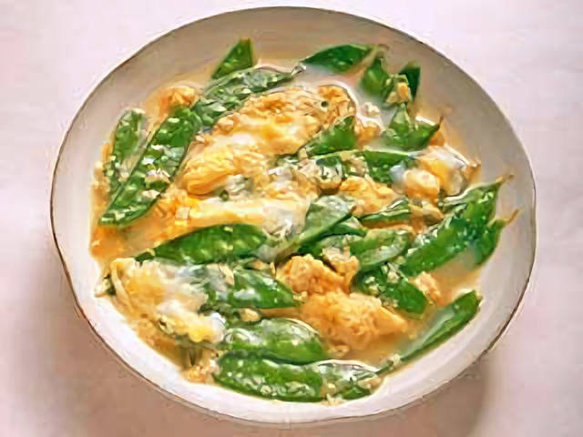 さやえんどうの卵とじ - 糖質Aiちゃん