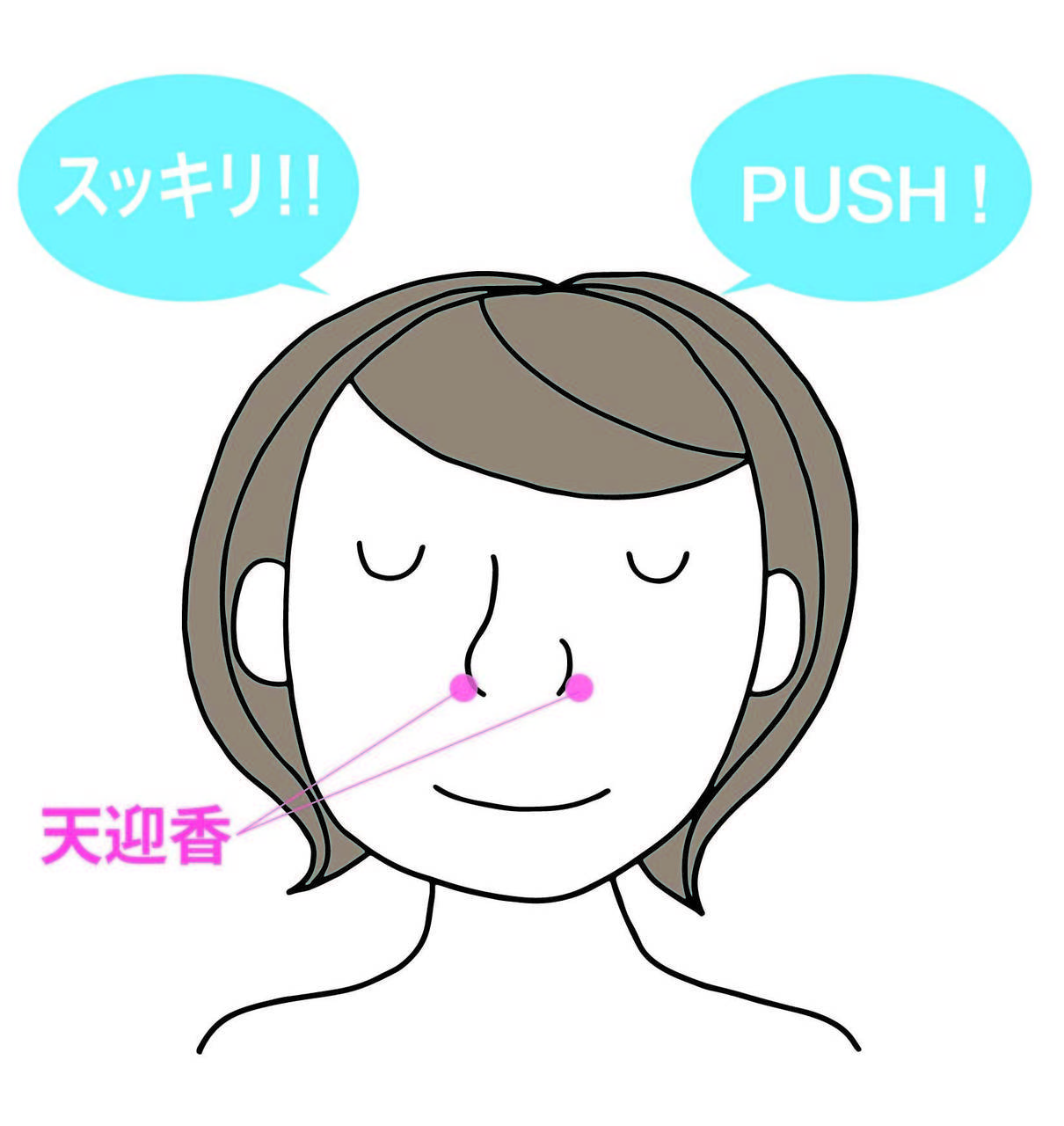 2019年も花粉飛散量が多い?「天迎香ツボ押し」で今から花粉症予防!|からだにいいことWeb