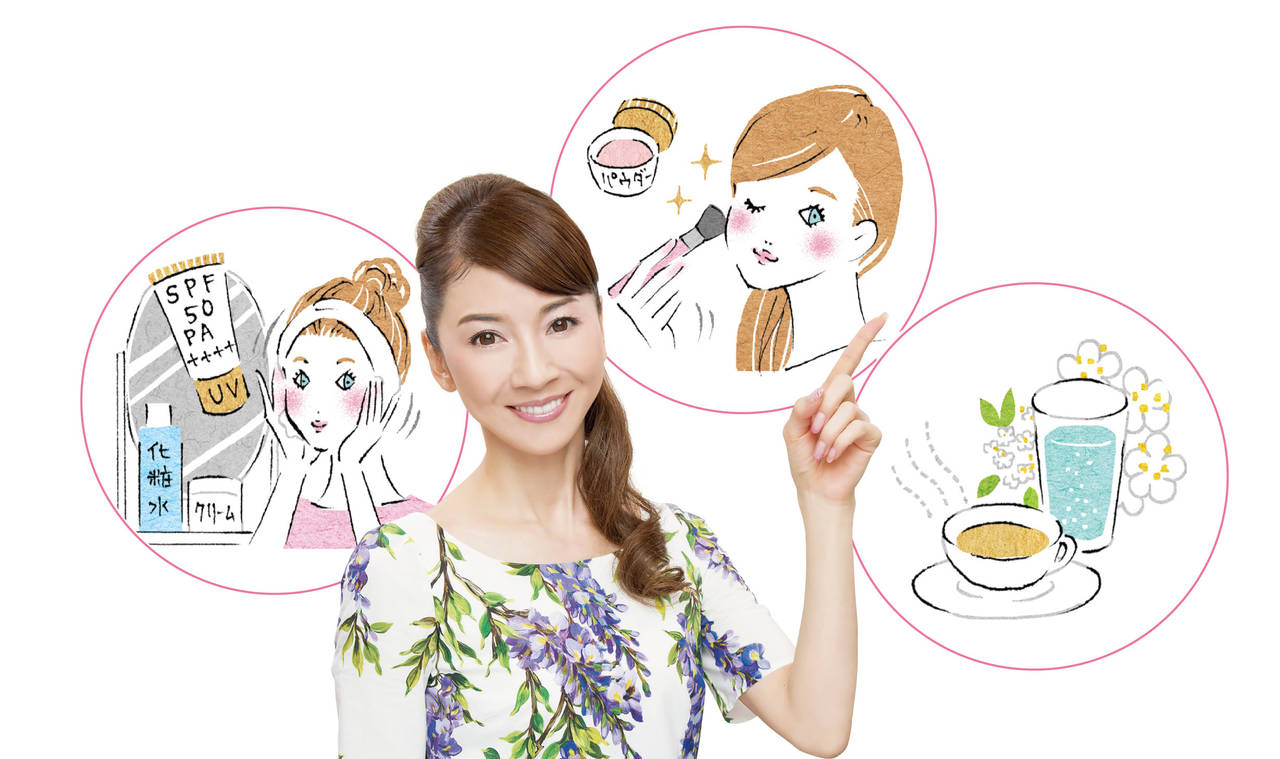 君島十和子さんの “絶対くすまない” 美白肌育成カレンダー【朝・昼編】