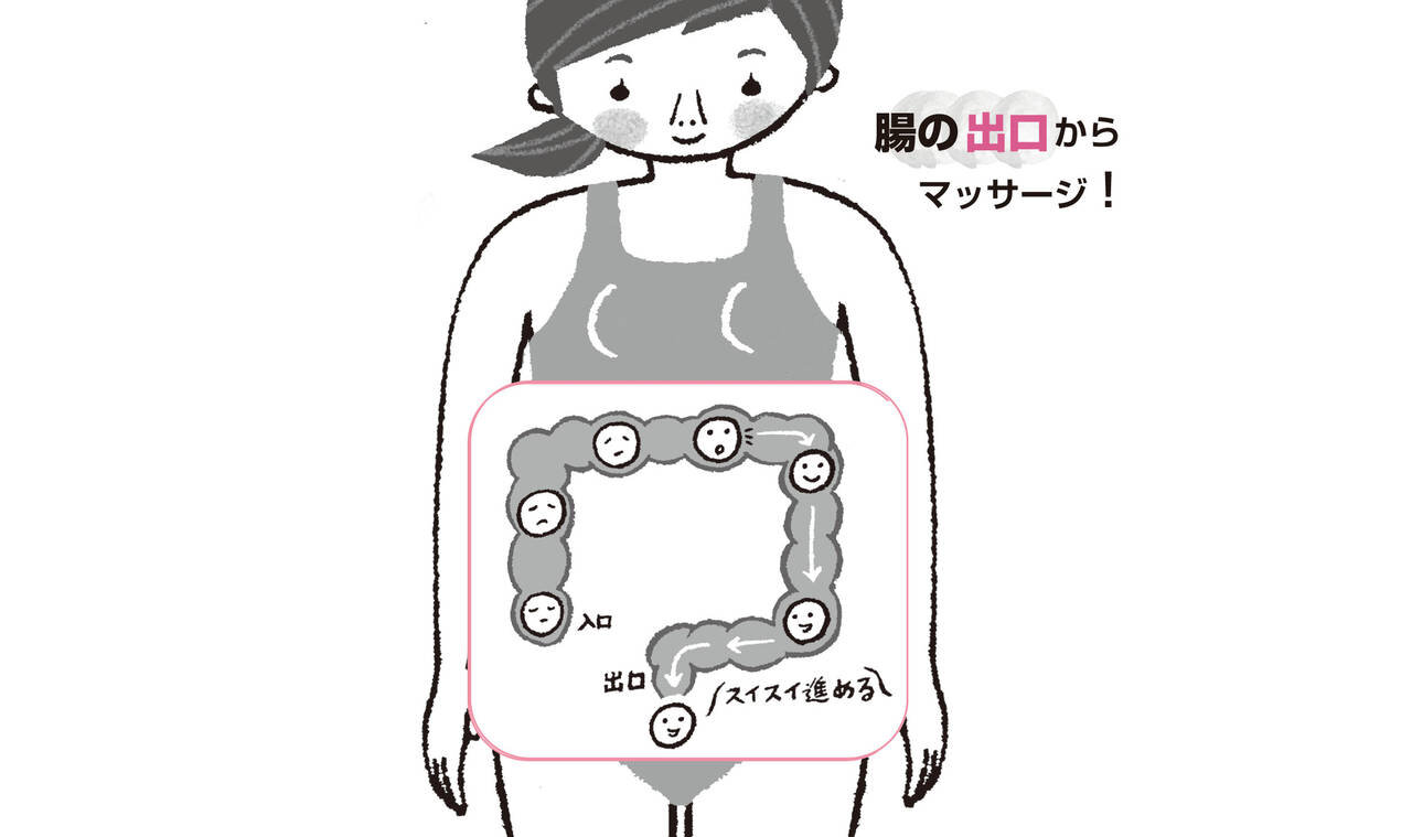 便秘・お腹の張り・ガスの詰まりに「腸出口マッサージ」|からだにいいことWeb