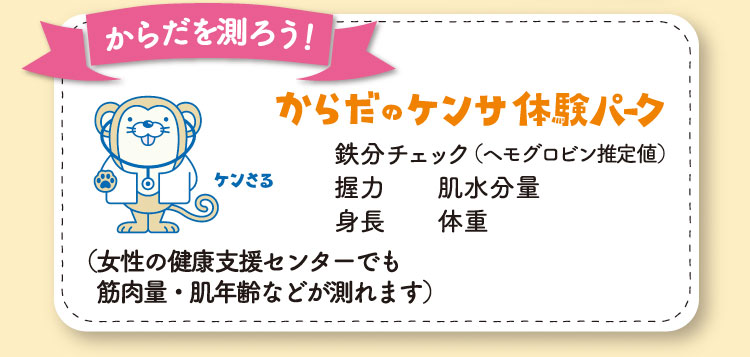 からだを測ろう! からだのケンサ体験パーク
