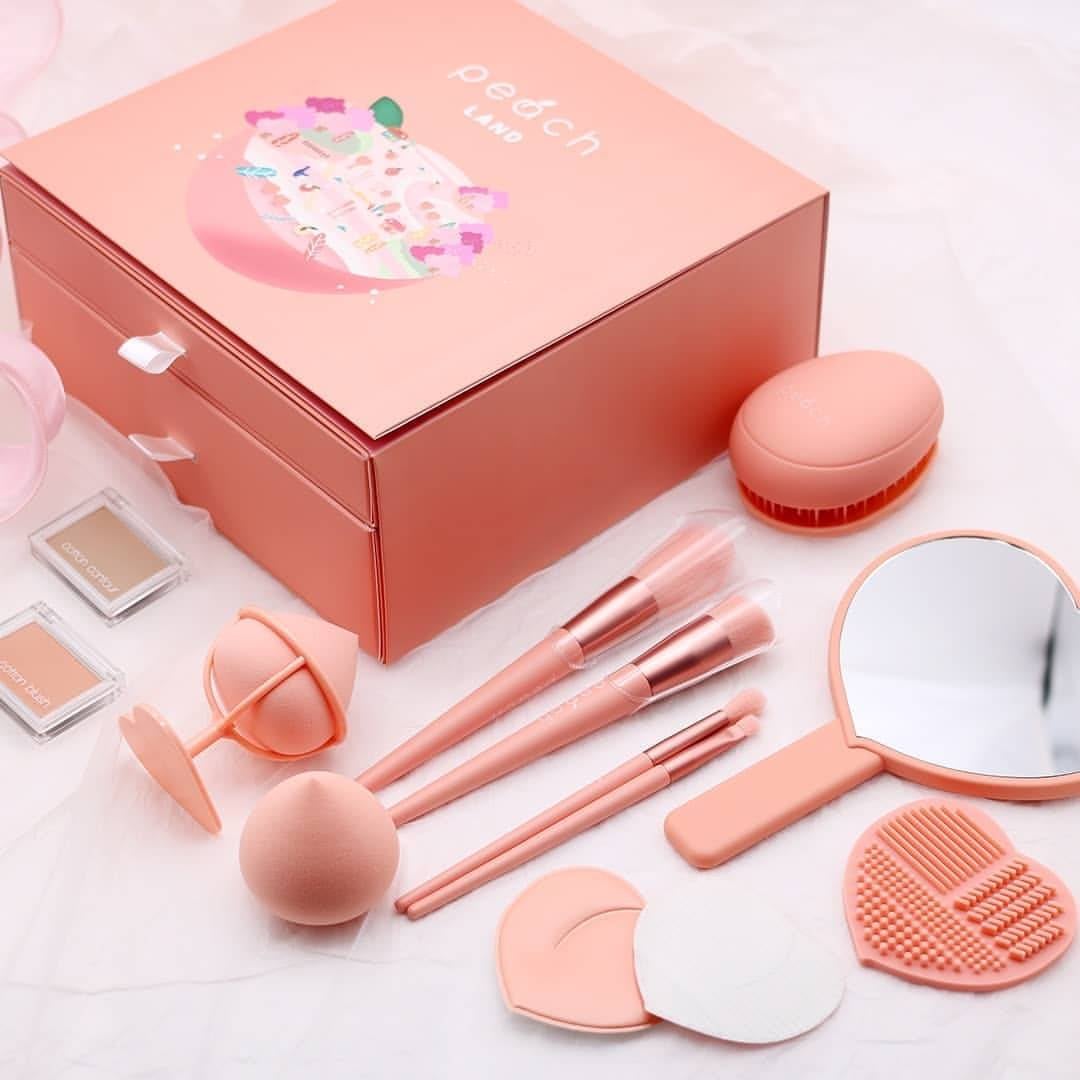 メイクの基本アイテムが集まった！MISSHAの「ピーチツールキット」が