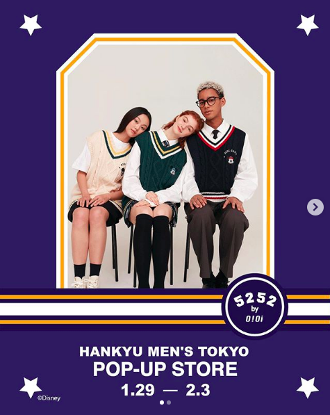 人気韓国ブランドが期間限定で登場！ 「5252 by oioi」×「DISNEY