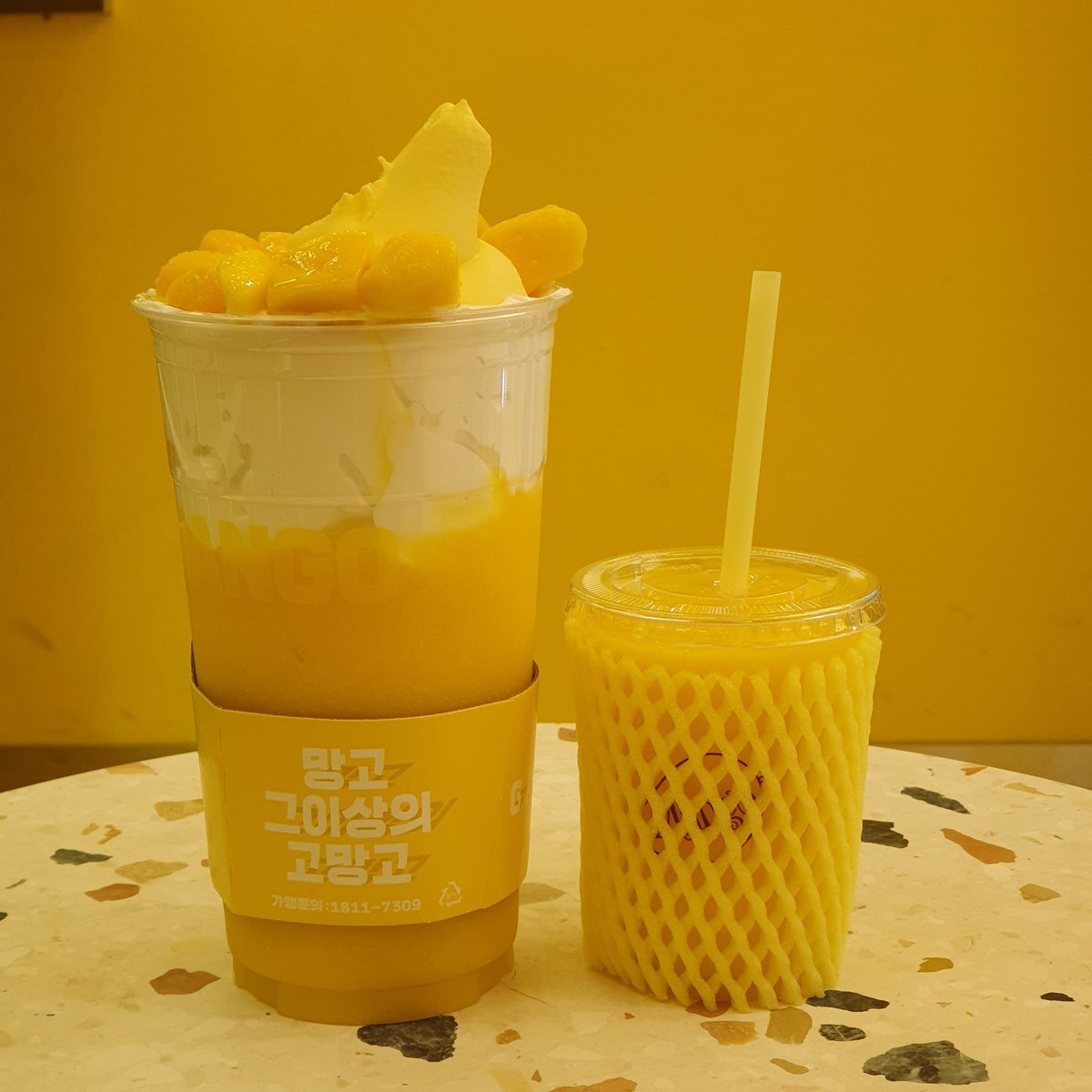 並んでも飲みたい1lの巨大マンゴードリンク 韓国で今話題の Go Mango ﾟ 韓国情報サイト Daon ダオン