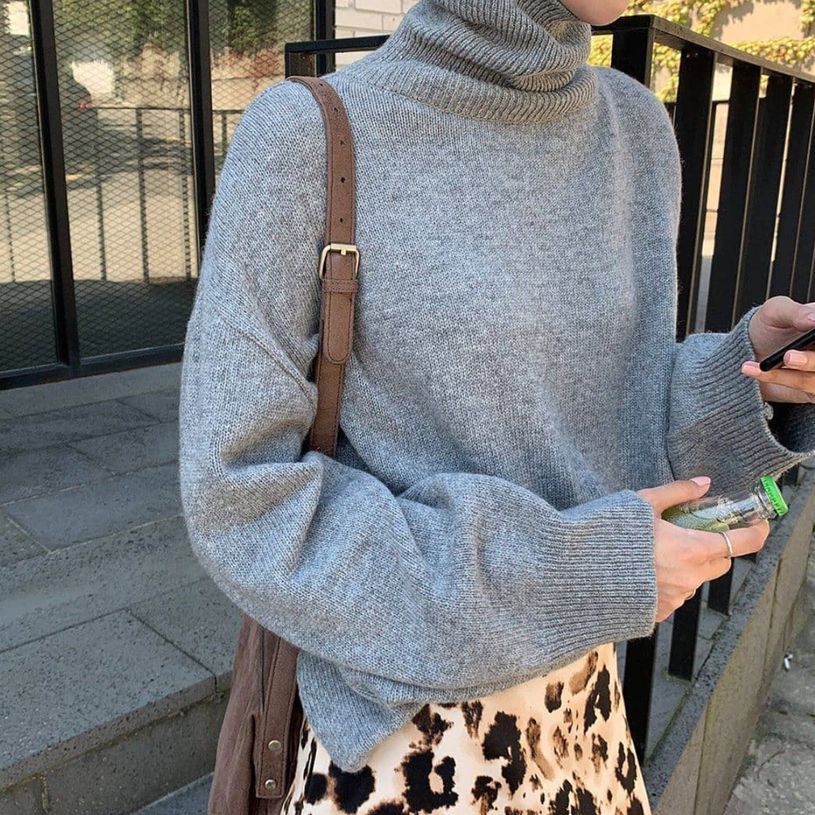 今年の冬はハイネックコーデに決まり 韓国女子のハイネックセーター着こなし特集 韓国情報サイト Daon ダオン