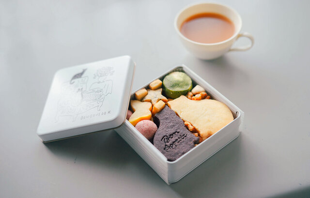 かわいい見た目で素材にもこだわっている。米粉のクッキーBONBONS DE K