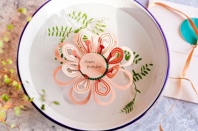 水の上で花開く、記憶に残るメッセージ。Jurianne Matter マジックフラワー