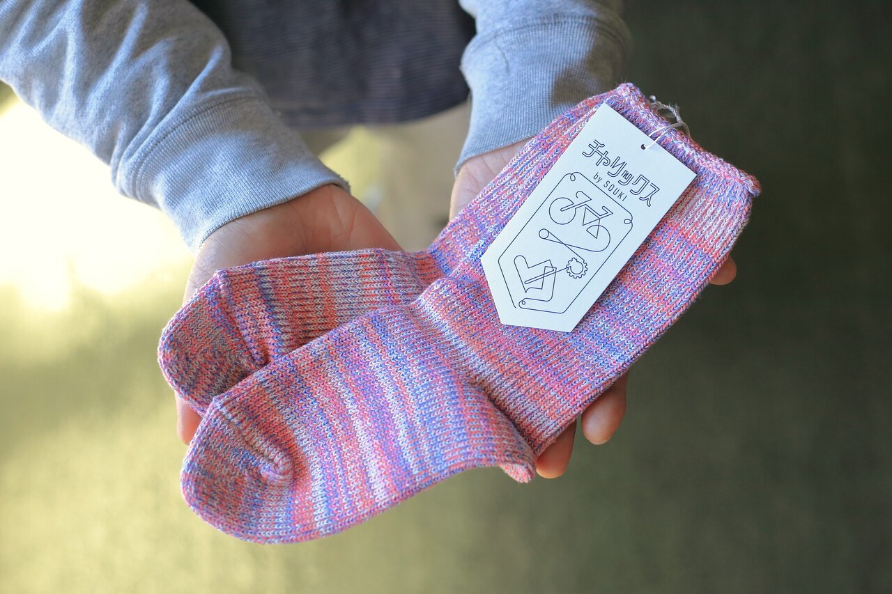 日本一の靴下の町で、ものづくりの楽しさを体験。自転車×靴下｜チャリックス