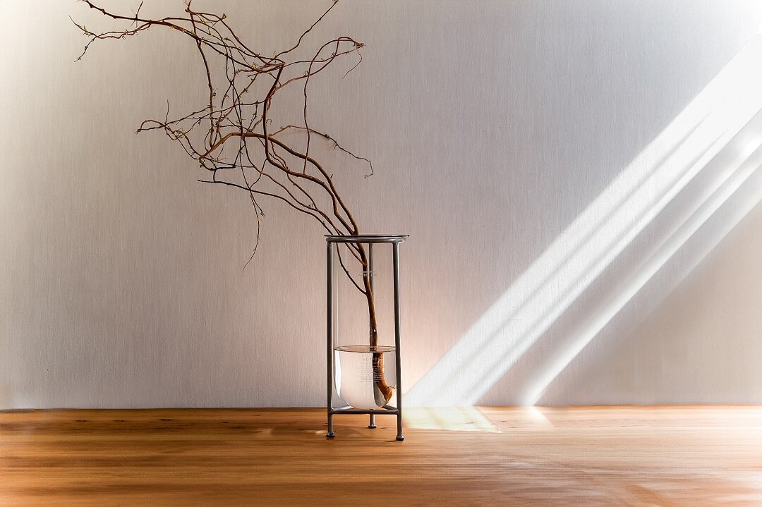 枝ものは、このフラワーベースから始めよう。Orné de Feuilles ｜GLASS TUBE STAND