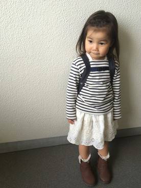 一部だけ編み込みアレンジ