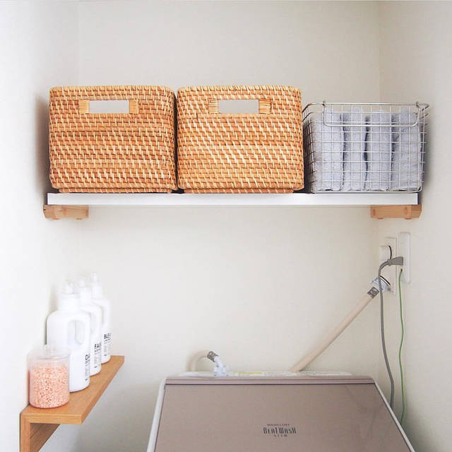 収納/無印良品/1LDK/洗面所/バス/トイレのインテ...