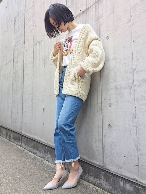 ちーかまさん|TODAYFULのカーディガンを使ったコーディネート - WEAR (141971)