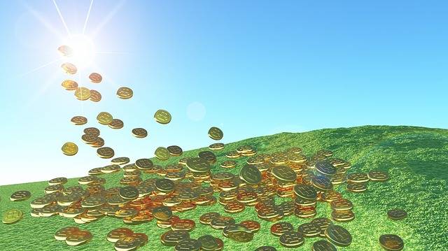 Free illustration: Solar Energy, Gold Coins, Sunshine - Free Image on Pixabay - 468650 (78449)