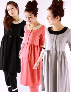 【授乳服兼マタニティ】パール☆ママパジャマ