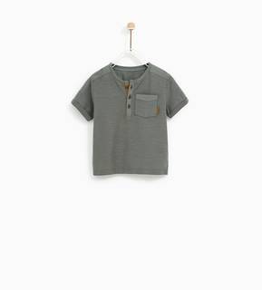 ヘンリーネックTシャツ