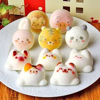 Latteマシュマロ ラテマル 5個 お絵かき 動物っ...