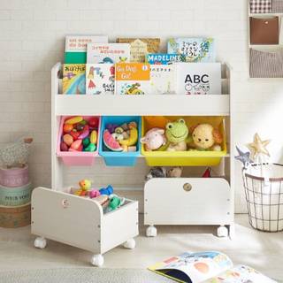 お気に入りの本は飾って♪楽しくお片付け出来るのが魅力