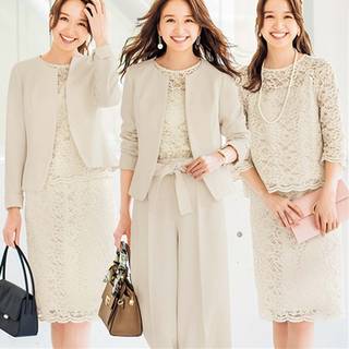 【４点セット】通勤にもお出掛けにも！着回し万能レース４...