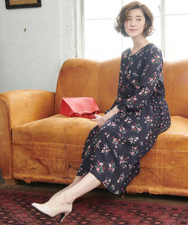 【2WAY】花柄ワンピース | ロペピクニック(ROPE' PICNIC) - MAGASEEK (139318)