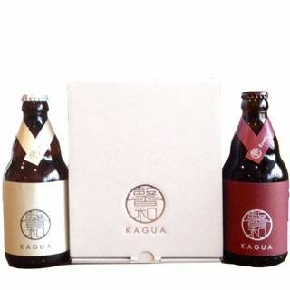 ギフトボックス クラフトビール 「馨和 KAGUA」Blanc & Rouge 2本セット  (141494)