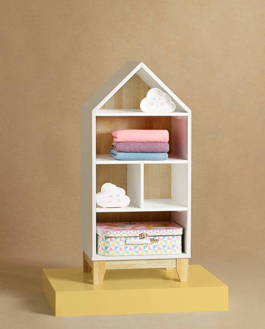 ZARAホームキッズ　北欧　木製家具　ウサギ耳付き壁掛けシェルフ　子供部屋 キッズソフトクロス ウサギ | Zara Home 日本/Japan