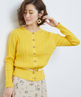 ランダムリブカーディガン| ロペピクニック(ROPE' PICNIC) - MAGASEEK (142022)