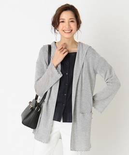 【洗える】CO/ACEフーデット カーディガン| エニィ スィス(anySiS) - MAGASEEK (142049)