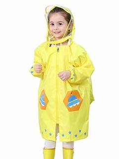 Amazon | レインコート キッズ レインウエア 小学生 子供用 ランドセル対応 透明フード 撥水加工 通学 入園 | レインウェア 通販 (143141)