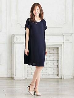 Amazon | ANGELIEBE エンジェリーベ マタニティ ワンピース 授乳口付き (149293)