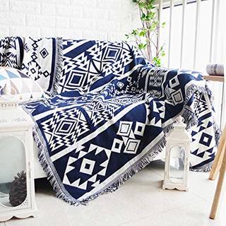 Amazon｜Lemonda 2017最新柄 宮廷風 フリンジ付き 綿製品のブランケット 多機能 ソファーのカバー ラグ テーブルクロス テーブル掛け枚 バスマット 毛布 ソファカバー エスニック ベッドカバー 雑貨 かわいい カワイイ テーブル マルチクロス 西海岸 おしゃれ 北欧 インテリア｜ソファカバー・マルチカバー オンライン通販 (151609)