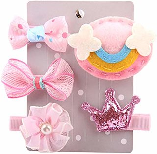 Amazon.co.jp： ヘアピン ヘアクリップ セット ベビー 赤ちゃん 星 花 蝶結び 5本セット 前髪 あとがつかない ヘアアクセサリー 子供 大人用 女の子 キッズ ミニ かわいい パール カチューシャ シンプル ゴールド 結婚式 大 発表会 お誕生日 Sakuranbo (B): おもちゃ (169829)