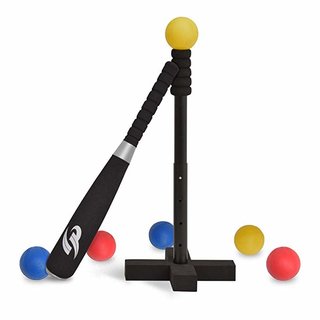 Amazon | GP (ジーピー) 野球 バッティングセット キッズ 子供 幼児 【バット+ティー+ボール付】 35-50cm 44252Y 1 | GP (ジーピー) | バッティングティー (171366)