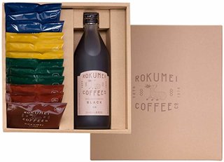 Amazon | ROKUMEI COFFEE CO. ( ロクメイコーヒー ) コーヒー ギフト [ カフェベース ＆ ドリップバッグ 詰め合わせ / ブラック ] ドリップコーヒー コーヒーベース 贈り物 プレゼント ( 誕生日シール ) | ROKUMEI COFFEE CO. | ドリップバッグ 通販 (172390)