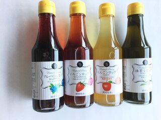 Amazon | 無添加 かき氷シロップ いちご りんご ブルーベリー 抹茶 4本 セット 信州自然王国 | 氷販売店-氷コム | かき氷シロップ 通販 (176947)