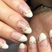 定番ネイルが《ラメライン》で輝く♡オフィスにもOKな控えめキラキラデザイン！