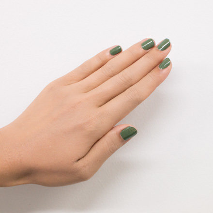 ごふんネイル　青朽葉