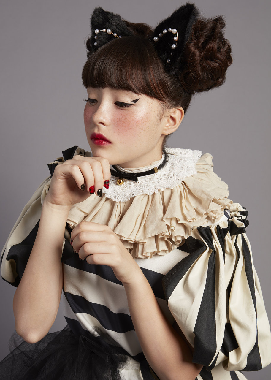 黒猫　ハロウィンメイク