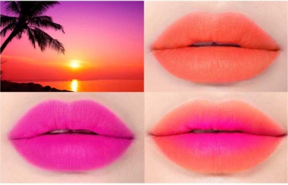 フィンガーペン　サンセット　リップ