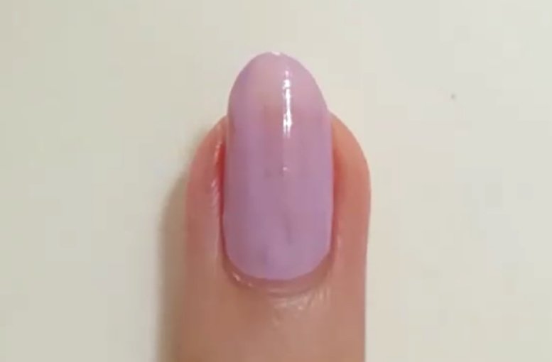 マニキュア1度塗り