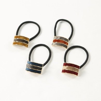 3COINSベロア配色ラウンドPN