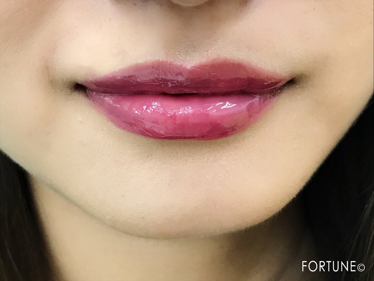 2017秋冬　LBコスメ　スパイシージェリーリップグロス（クリアブラック）