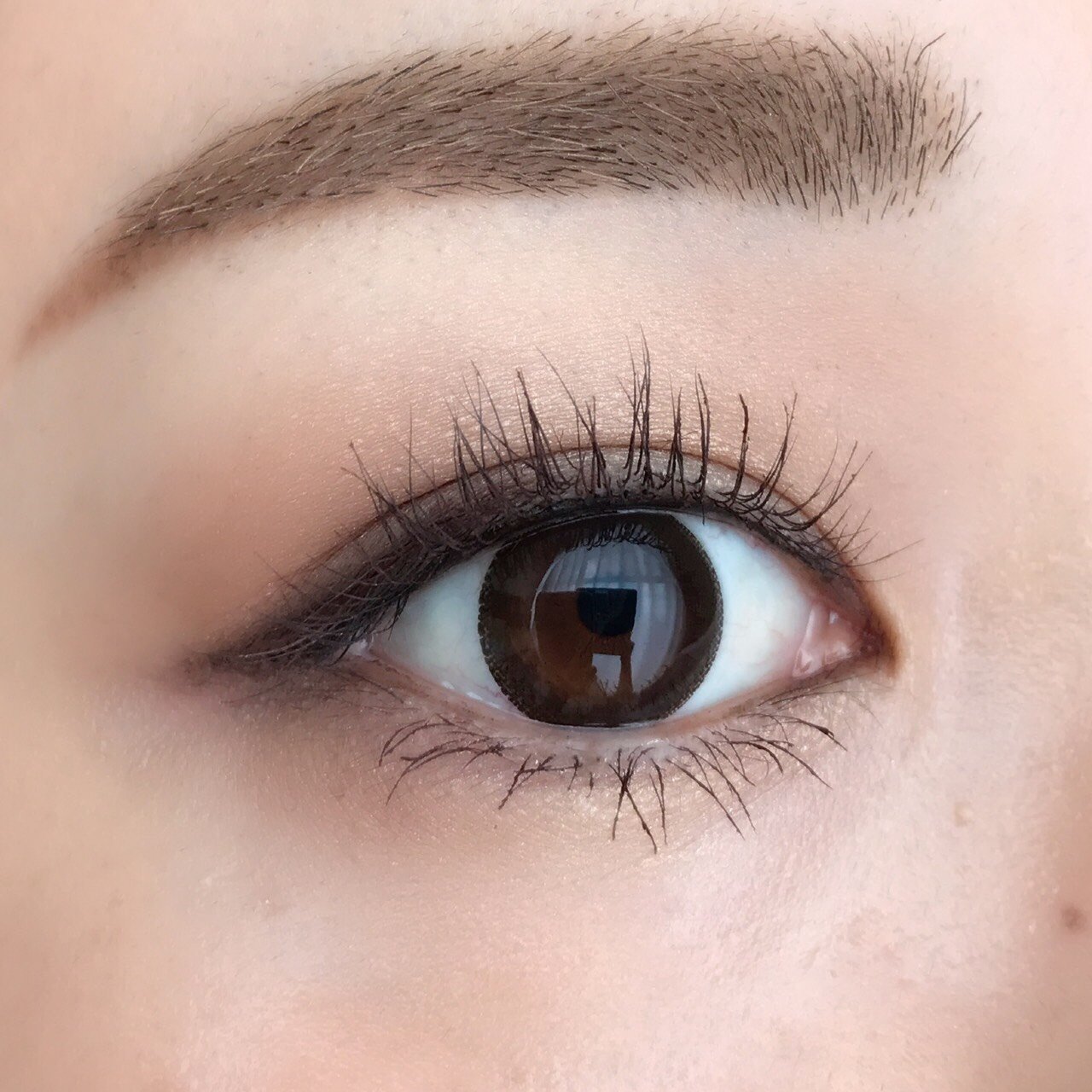 ルナソル　ショコラアイズ　使用後